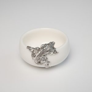 Pixiu Male WP Cup 公貔貅 白瓷杯